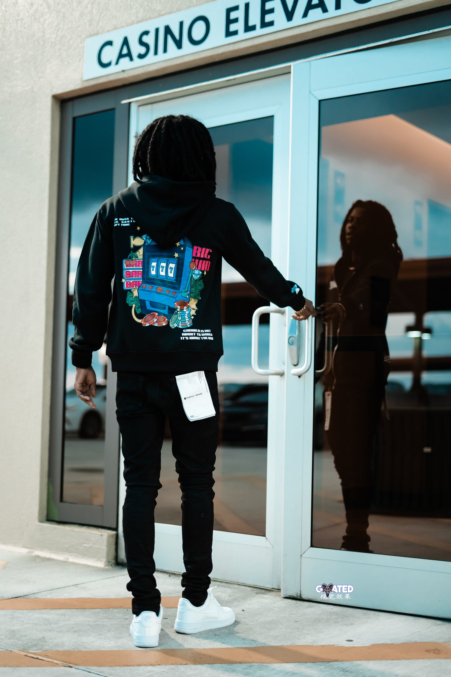 'Risk Taker' Zip Up Hoodie