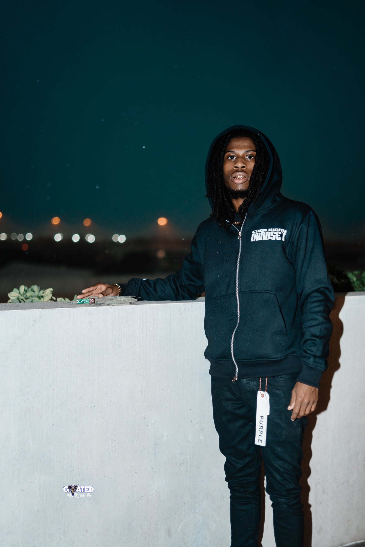 'Risk Taker' Zip Up Hoodie